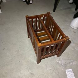 Wooden Magazine Rack