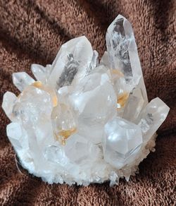 Natural Clear Quartz Crystal Cluster