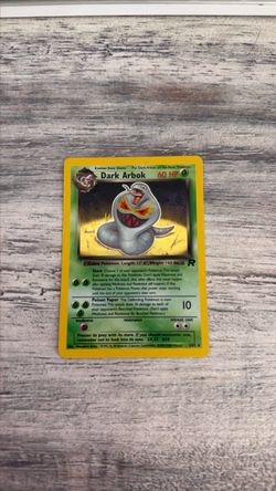 Pokemon Dark Arbok Holo Team Rocket