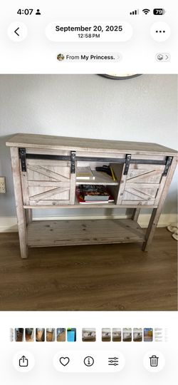 Wood Entry way table