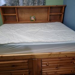 Full Bed Frame With Full Matress 