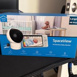 Used: Eufy AK-T83001D2 Security Spaceview 720p HD Baby Monitor