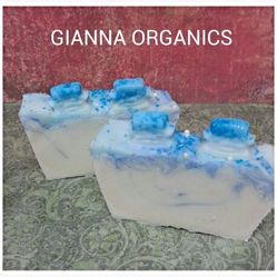 Natural snowman coconut milk soap