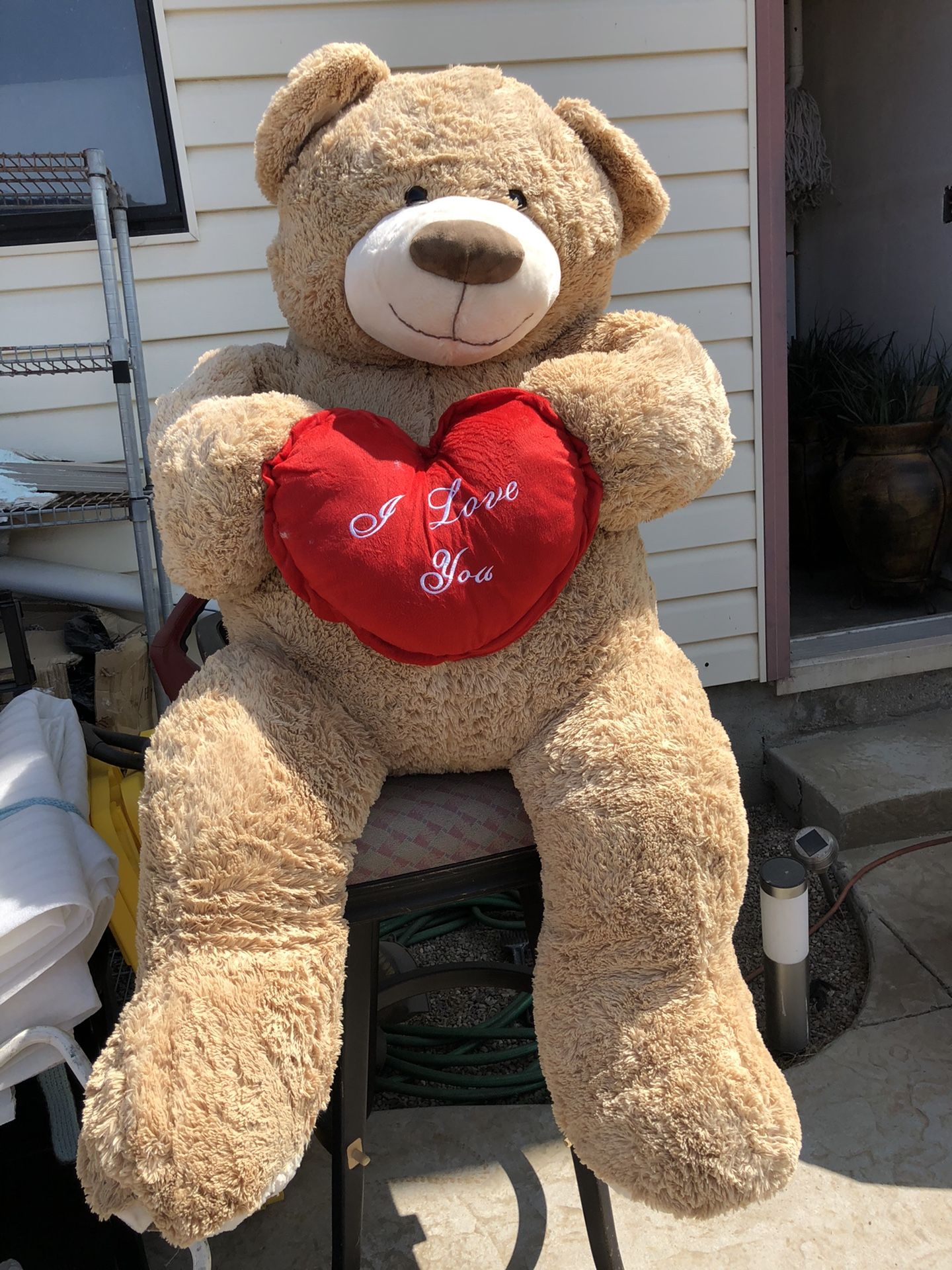 Giant “I Love You” Teddy Bear, like new, never used