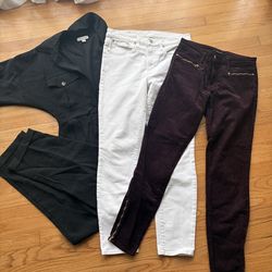 3pc Jumpsuit / Jeans Bundle ( J Brand, Frye and Topshop)