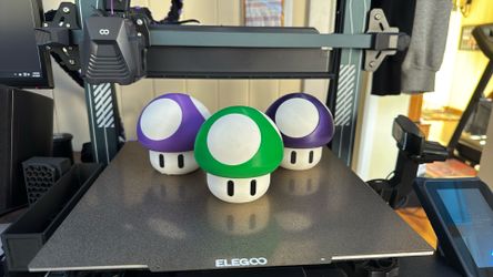 Custom 3d Printed mushrooms!