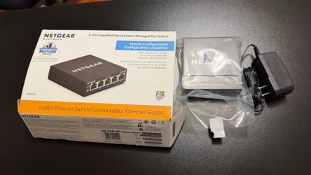 NETGEAR GS305E 5-Port Gigabit Switch
