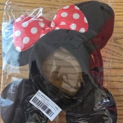 10 pc Mix of Minnie and Mickey Ears, 5 of each Black and Black w/ Pink Bow