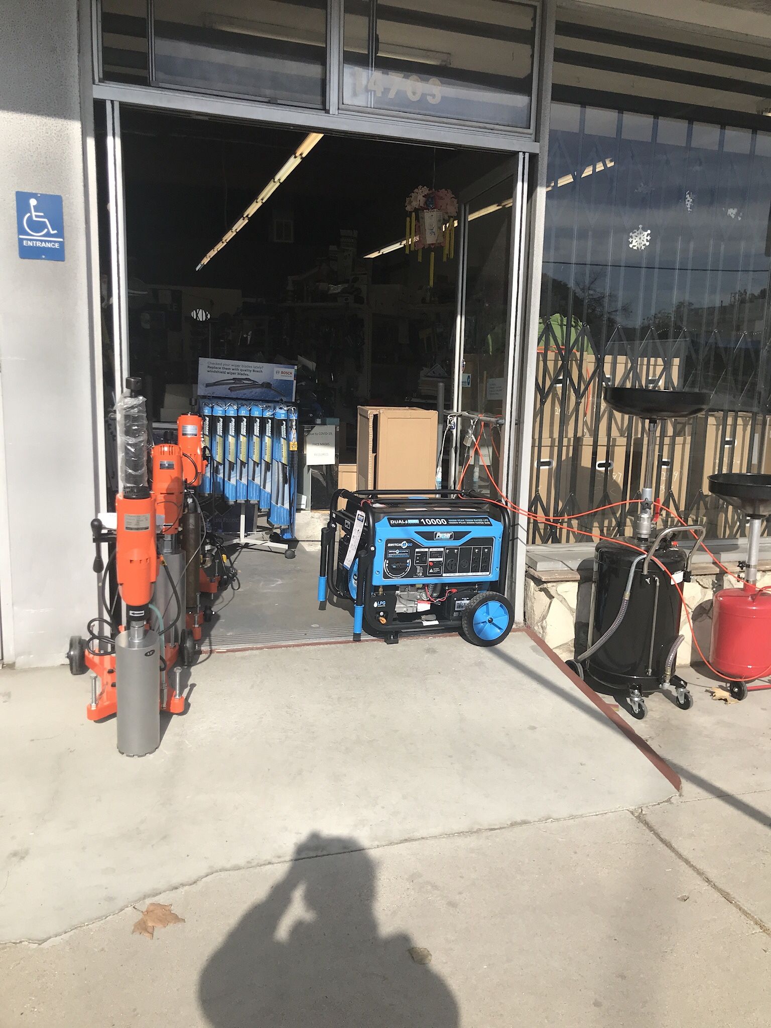 Concrete Core Drills From Hand Held For $295 Up To A Large Drill On A Stand For $895 We Also Carry Core Bits We are In Van Nuys