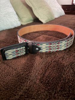 Leather belt