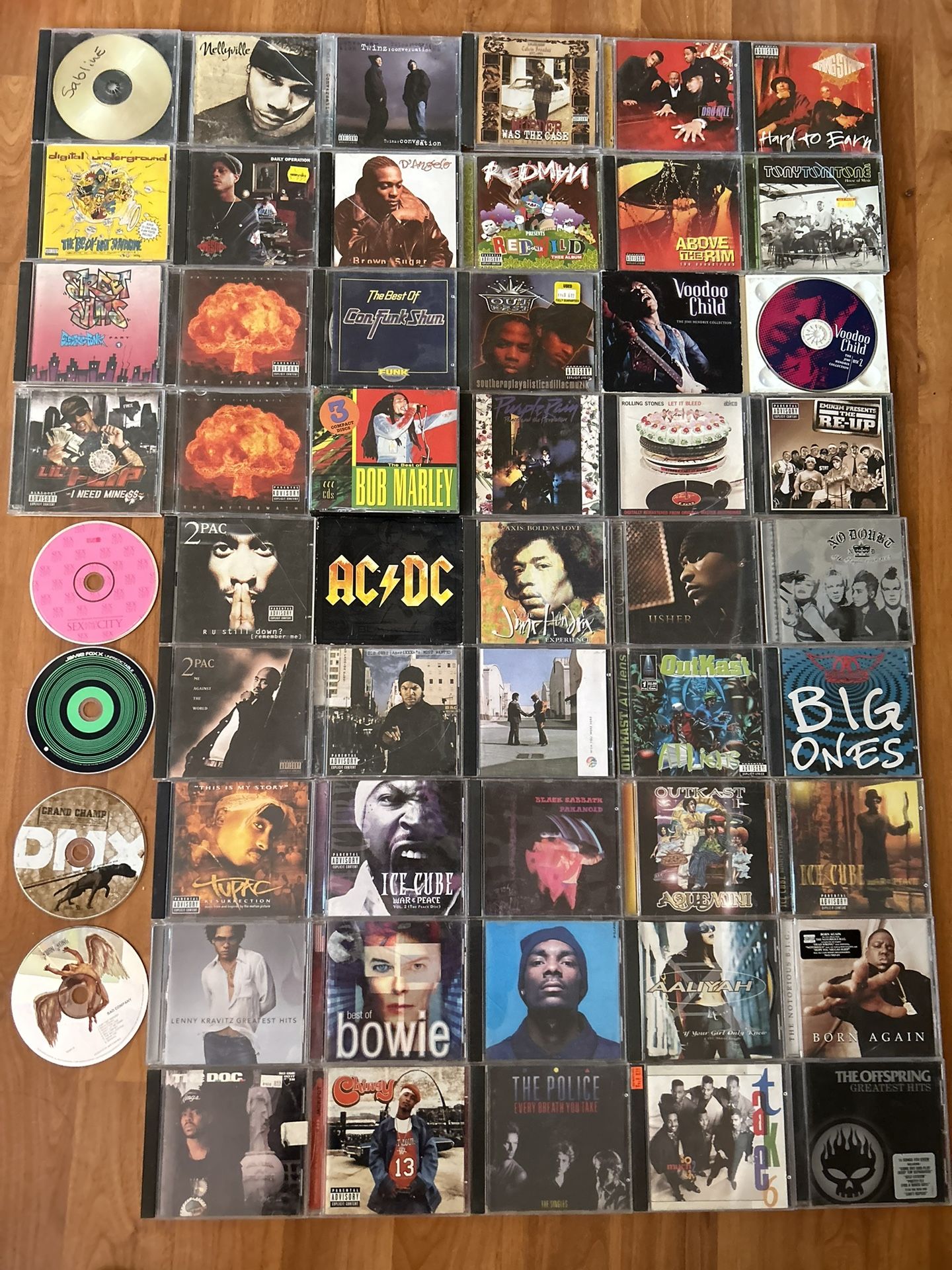 CD’s AC/DC, Bowie, Ice Cube, BLACK SABBATH, and Many More! 