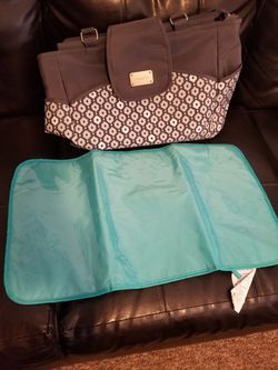 Carter's diaper bag with changing pad