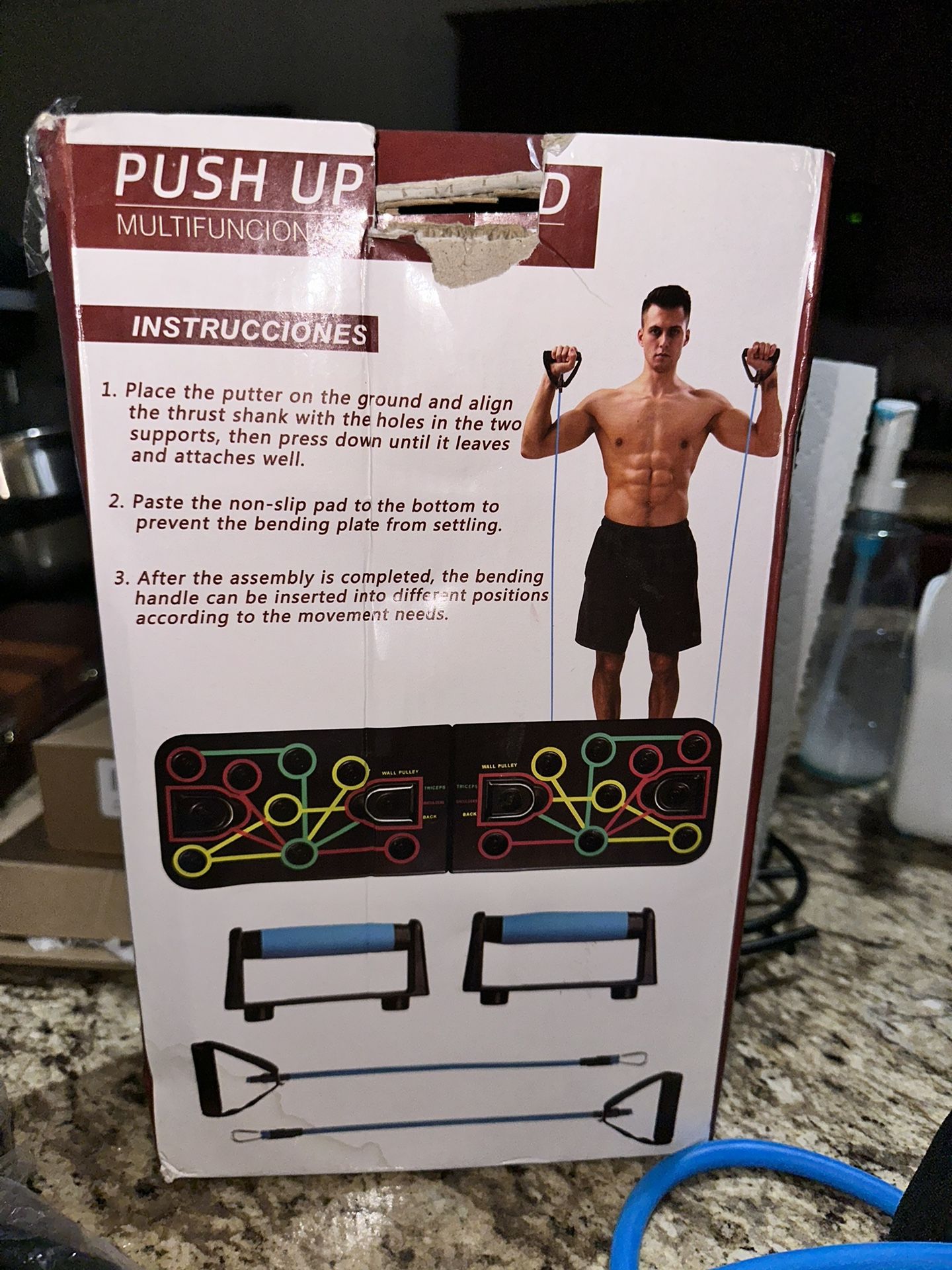 New Total Body Workout Push Up Board Portable Home Gym New Year New Body for Men & Women