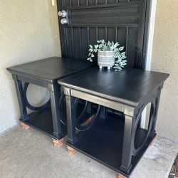 End table set - matching, solid wood, Ashley Furniture