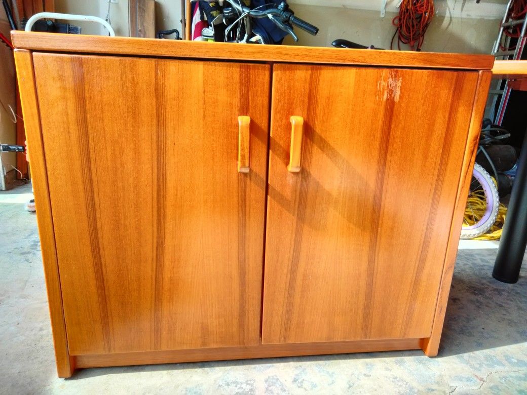 Teak Office Furniture Wall Unit