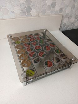 Glass K cup Holder
