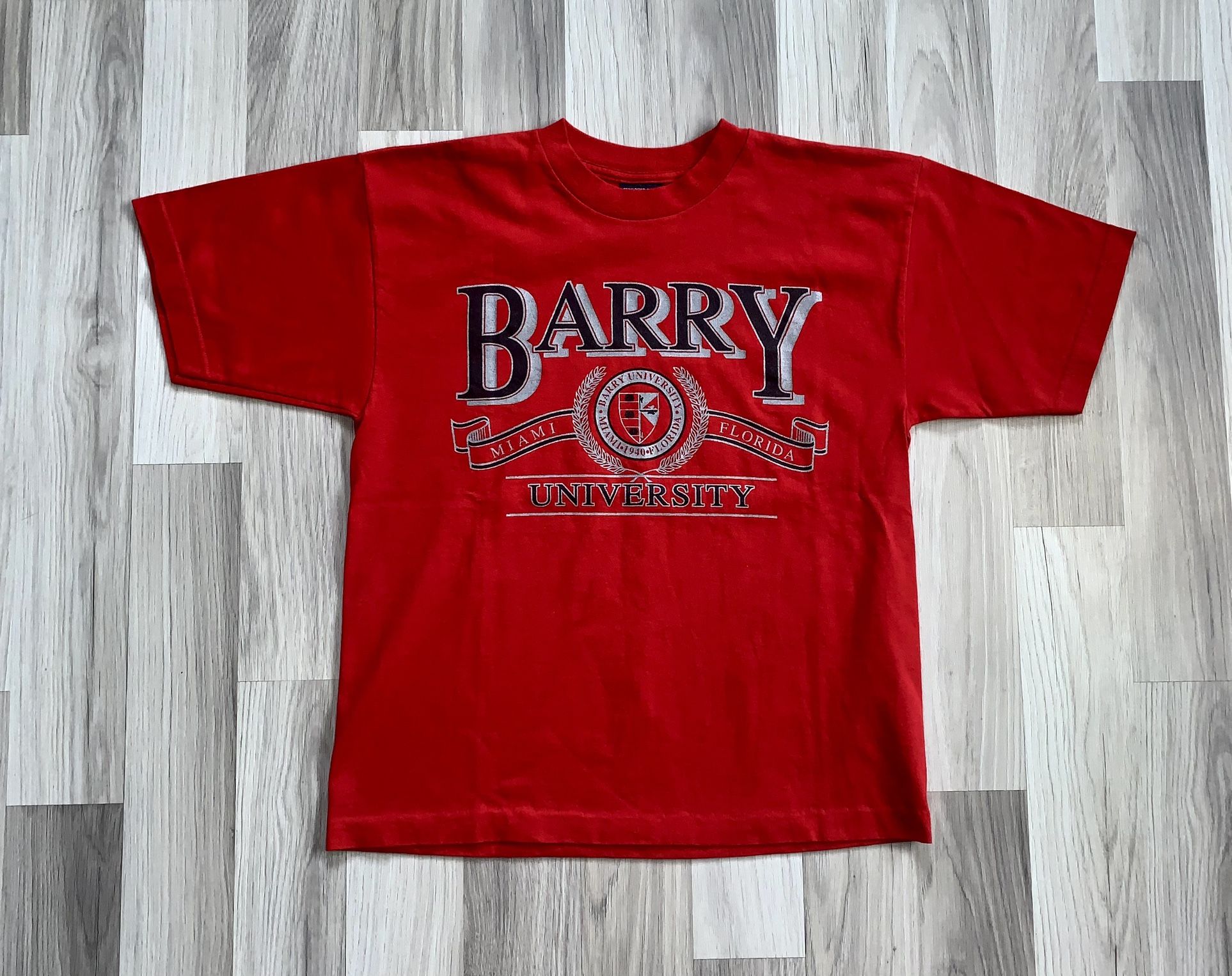 Vintage 90s Barry University Miami FL Single Stitch T-shirt. Size Medium. Excellent Condition, See All Pics