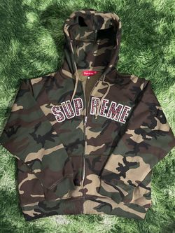 Camo bb simon x supreme collab full zip up  jacket