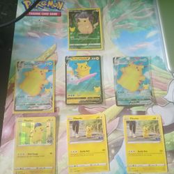 Pikachu Pokemon Cards Set