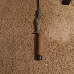 Vintage Shakespeare Wonder Rod 1 Piece Fiberglass 5 Foot Casting Fish Rod.