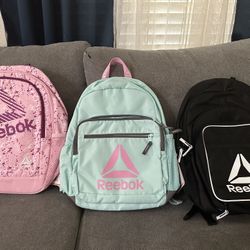 New Reebok backpacks