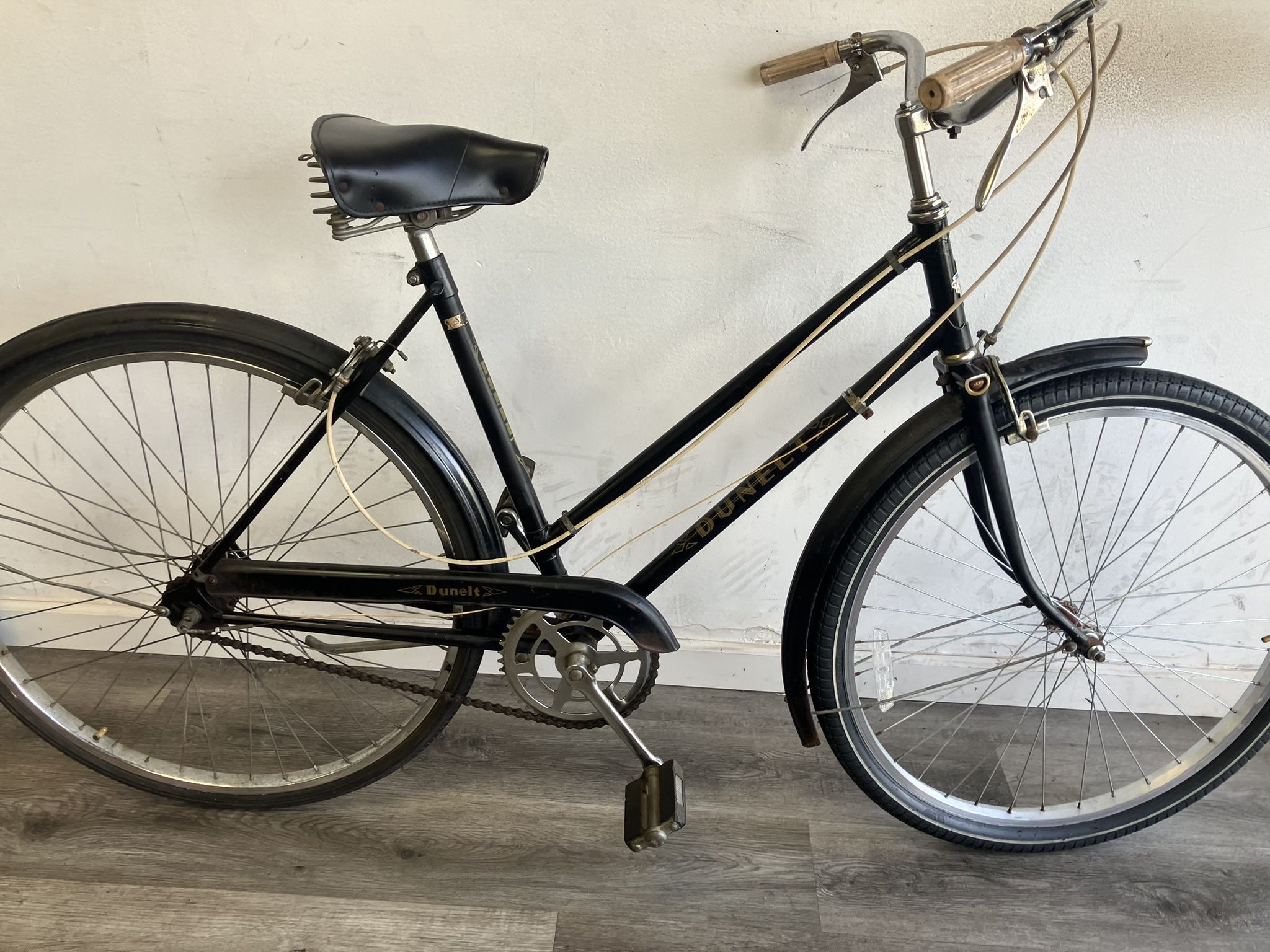 1954 Dunelt Vintage Bike Bicycle Made In England