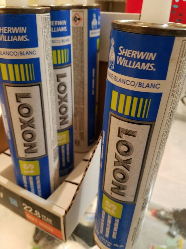 sherwin williams loxon polyurethane white blanco sealant