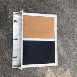 Cork And Chalk Board