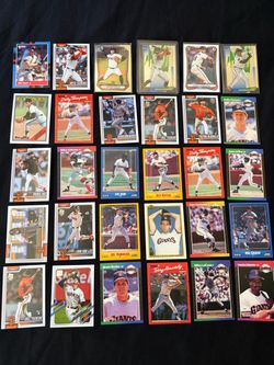 San Francisco Giants Baseball Card Lot – 30 Cards Vintage & Rookies