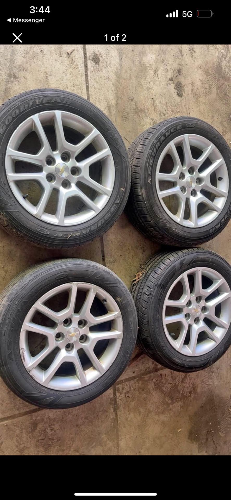 17 Inch 2015 Chevy Malibu Rims
