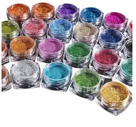 Colors Nail Powder Set Decor Rubbing Pigment Flakes Manicure Accessories