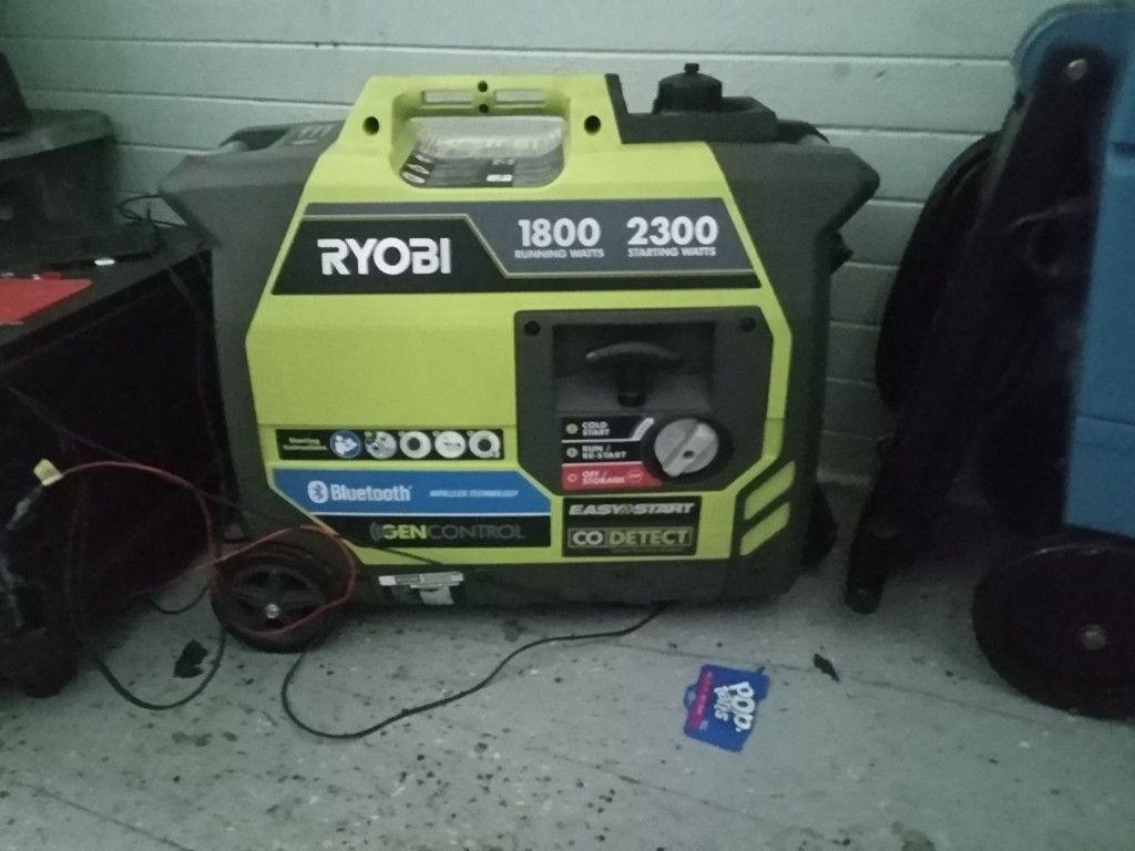 Ryobi 2300 Watt (Quiet) Generator .... Half  Original Price $350