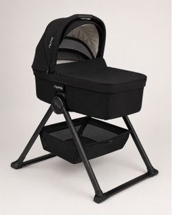Nuna MIXX Series Bassinet + Stand – Caviar – New in Box