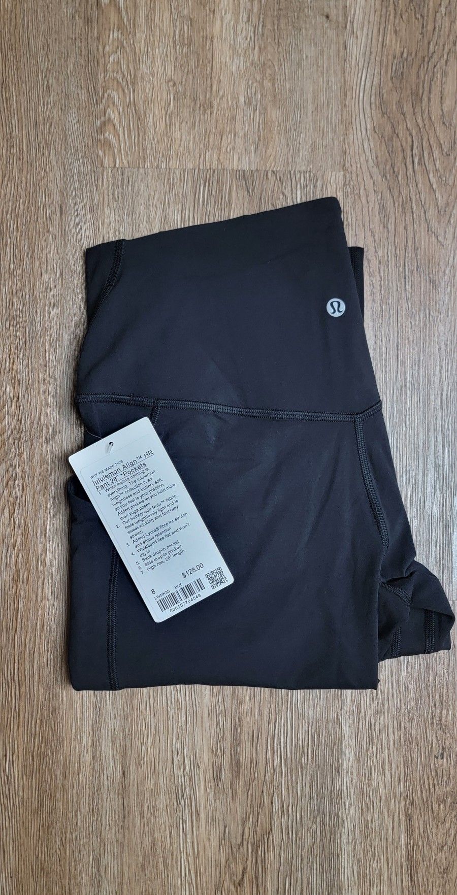Lululemon Align High-Rise Pant 28" Size 8 Black