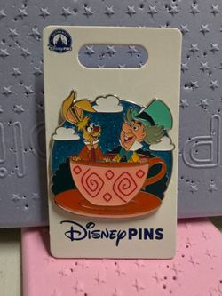 Hare and Mad Hatter Pin!