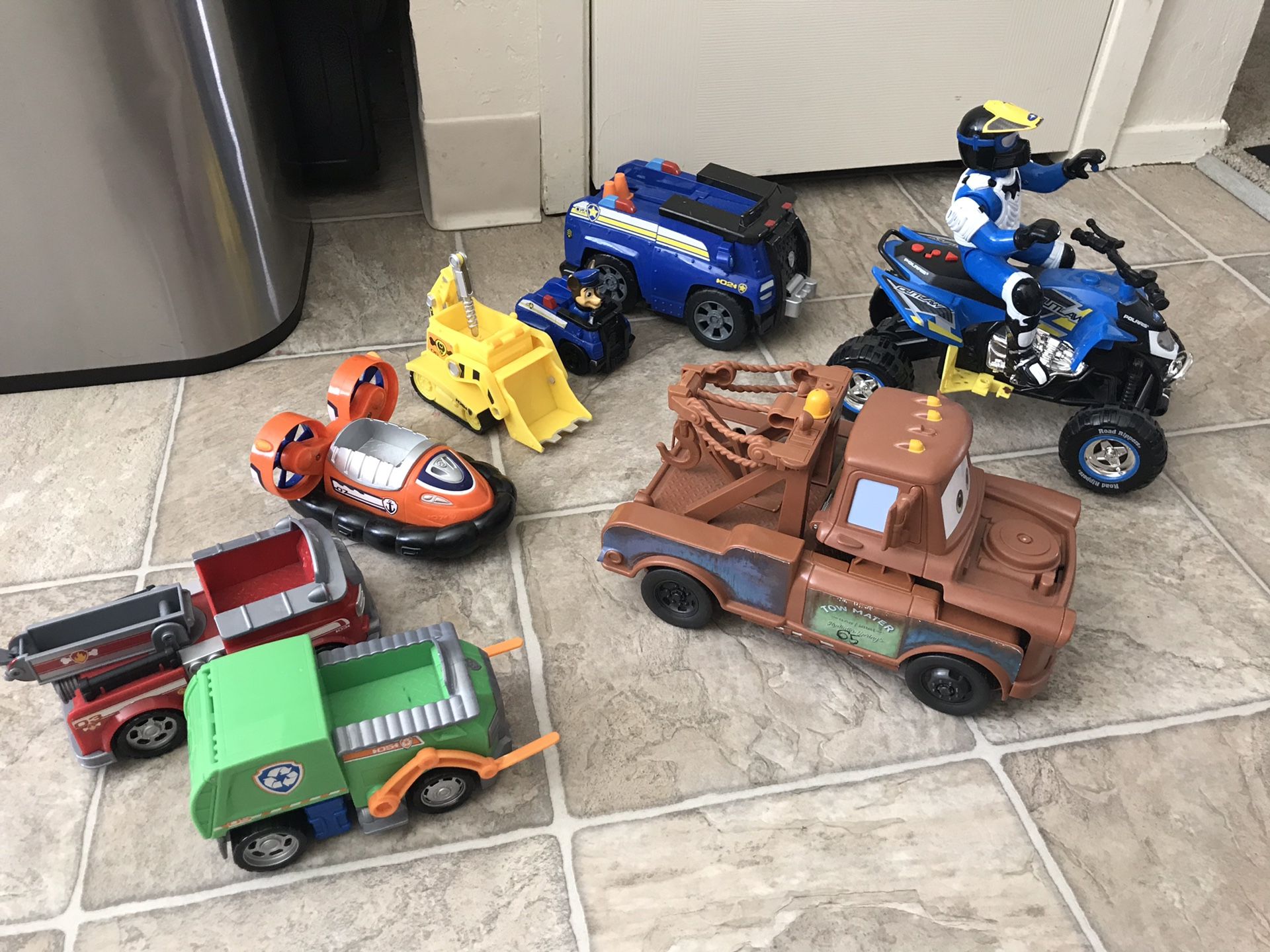 Lot of toys for boy and girl