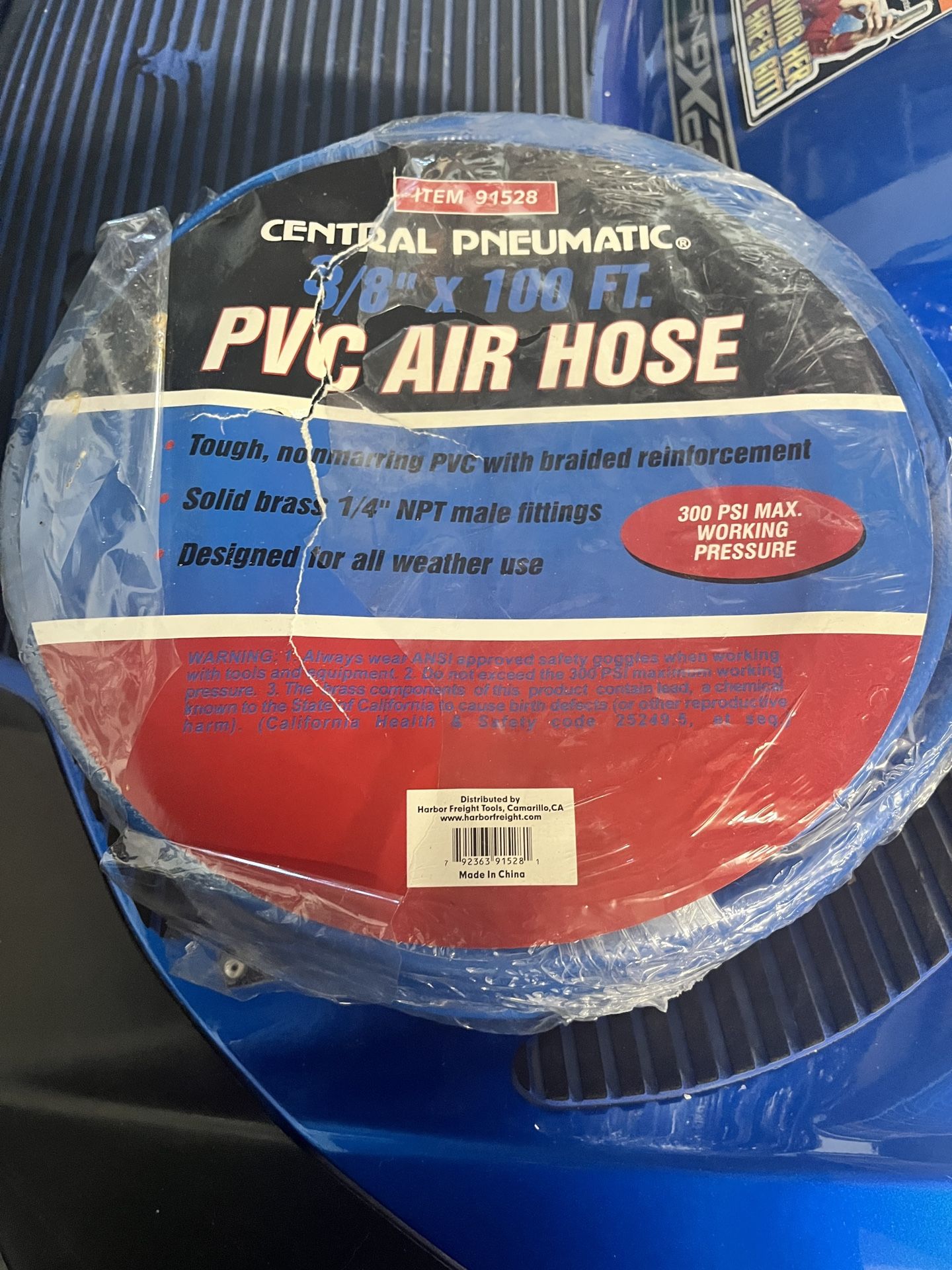 100ft X 3/8 PVC Air Hose -new