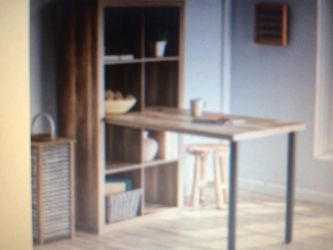 Better Homes and Gardens Adjustable Height Desk, Weathered