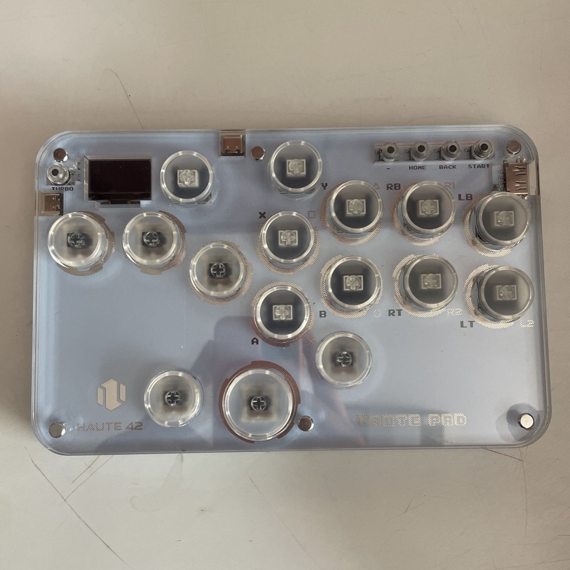 HAUTE42 G16 LEVERLESS HITBOX STYLE CONTROLLER FIGHT PAD FIGHT STICK
