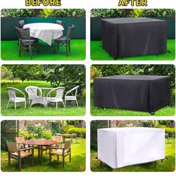 Beige Patio furniture cover Patio Furniture Cover WxHxL:75x45x30inch $20