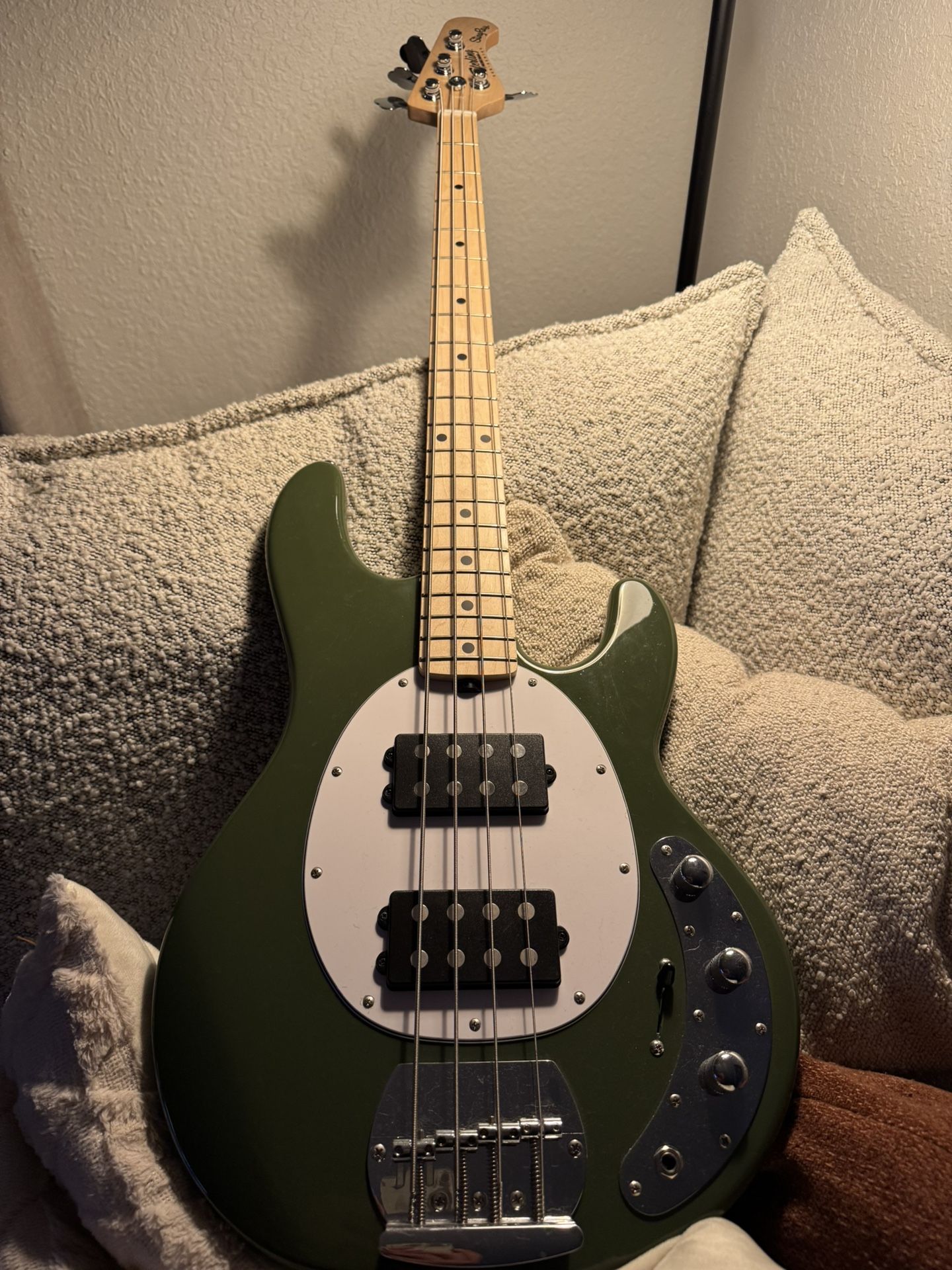 Sterling By Music Man Bass- Olive