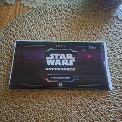 Topps 2025 Star Wars Hyperspace Box Topper Oversized Card