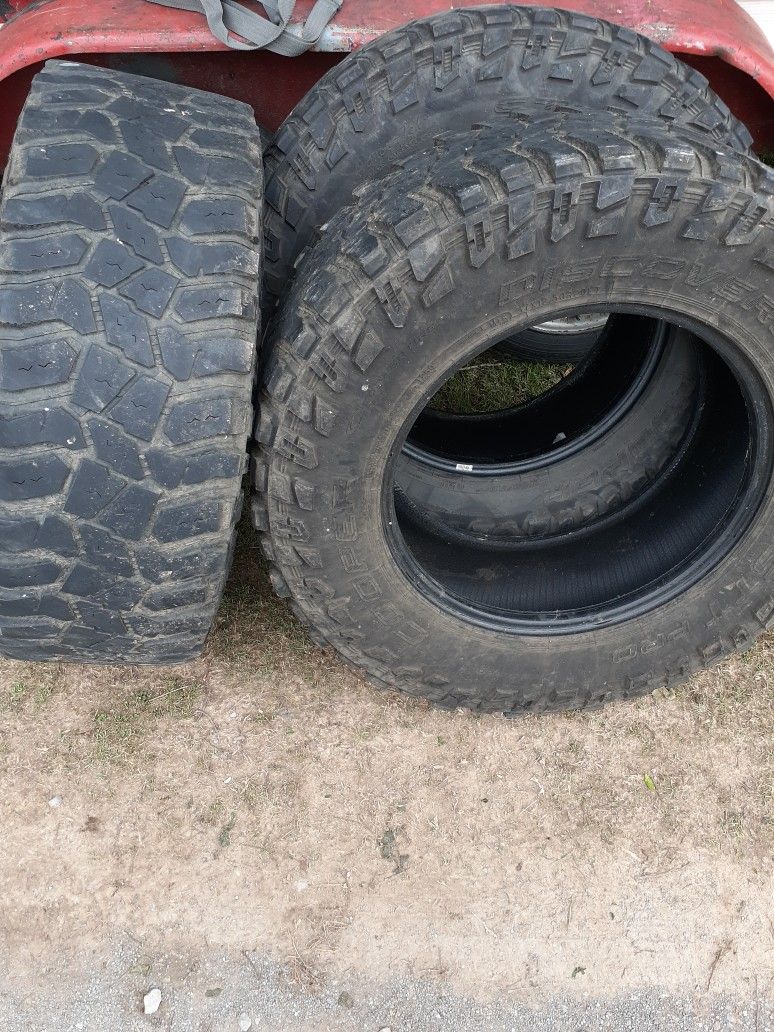 3 Used Tires 37.50R20