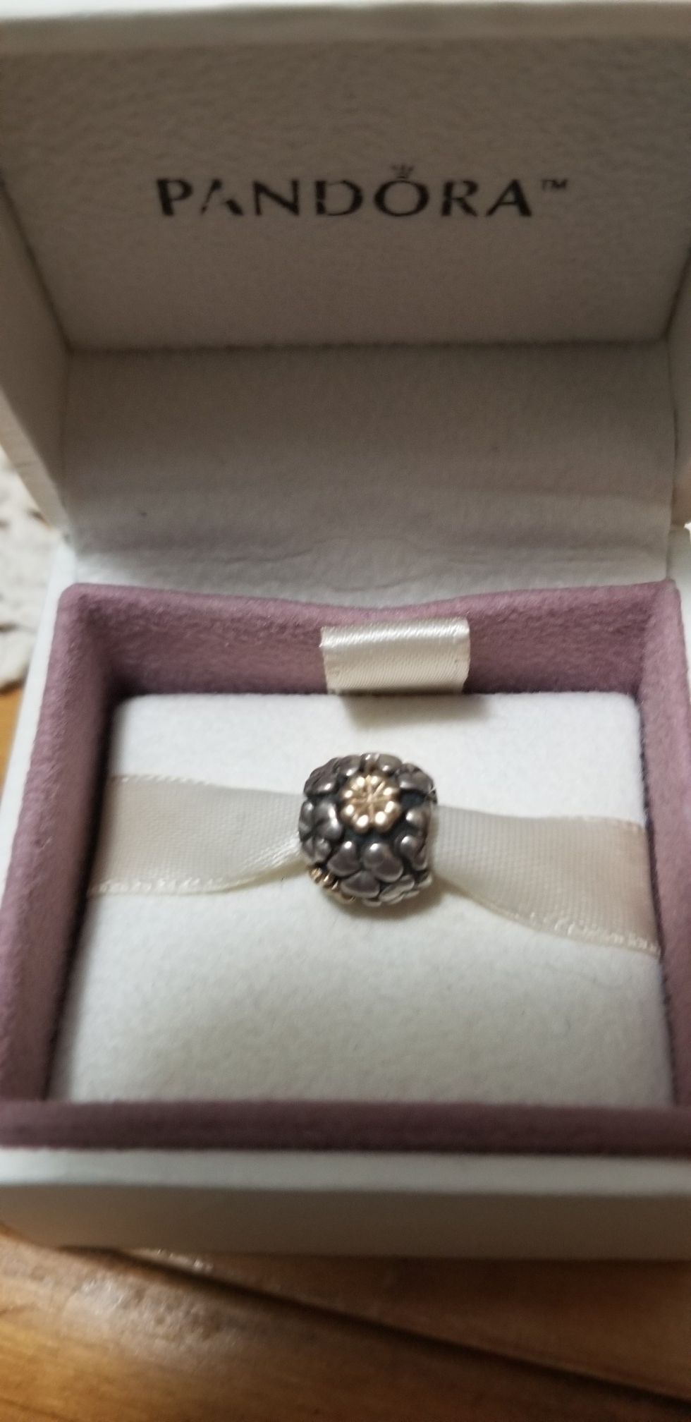 Pandora Gold Lucky Clover charm
