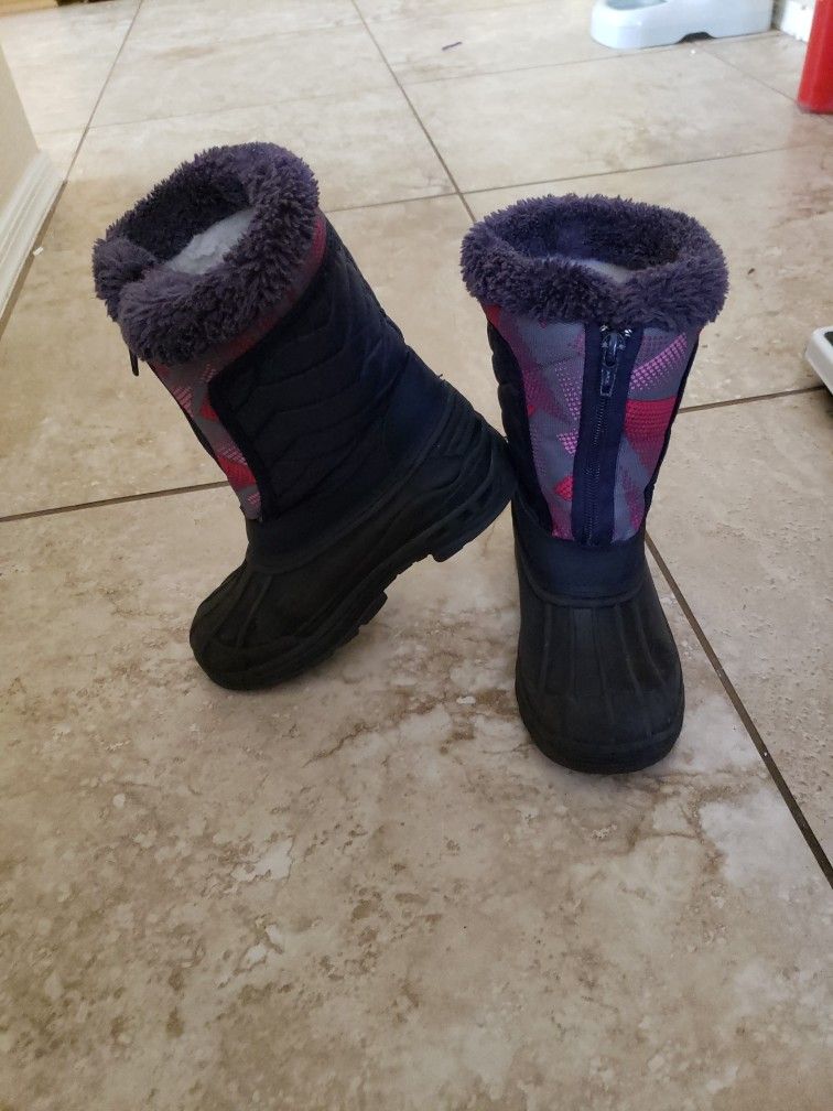 Size 13 girl snow boots