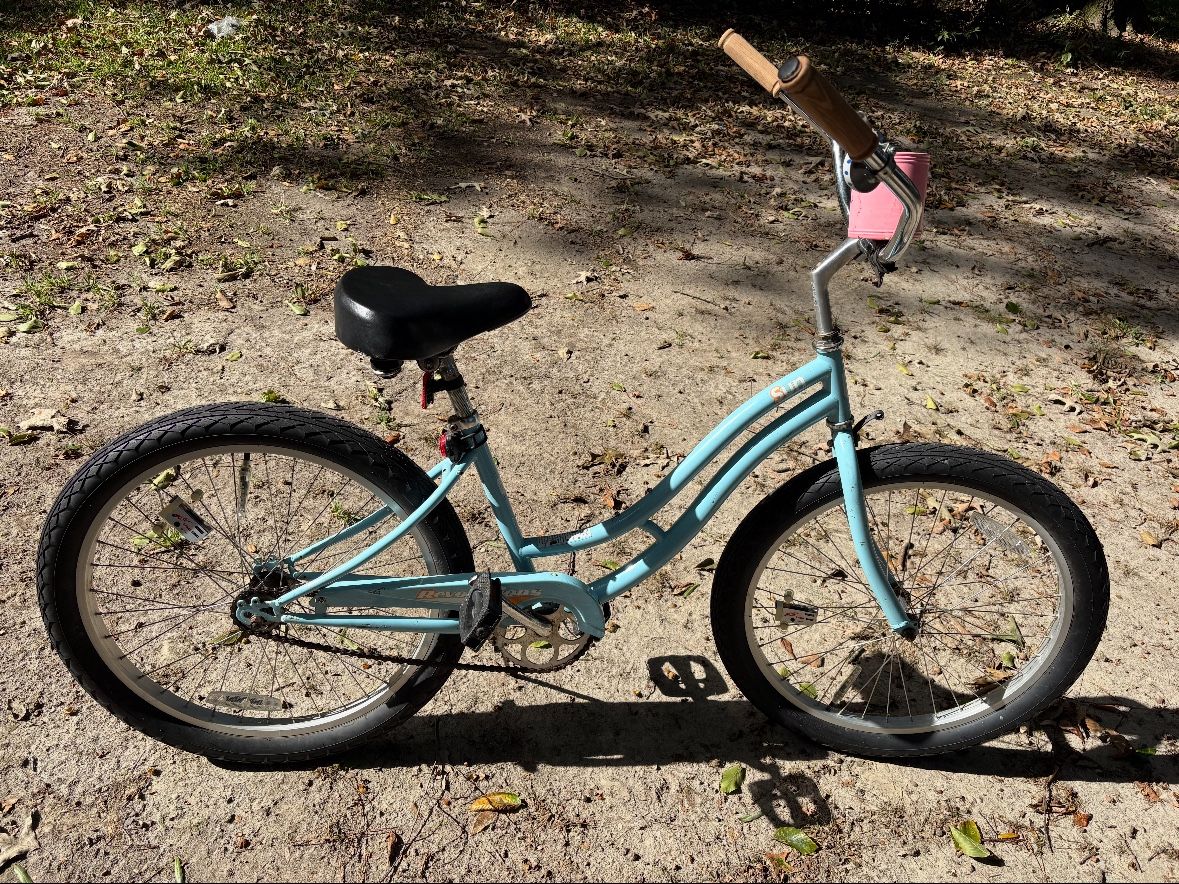 8-10 year old girls beach cruiser