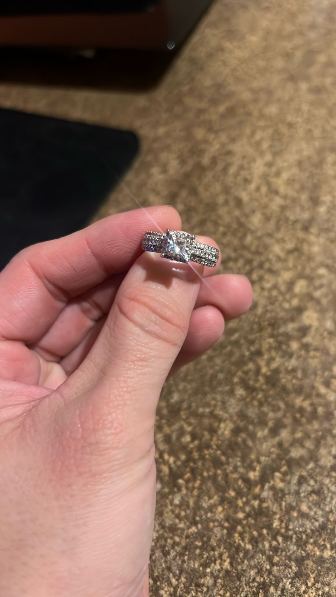 Princess-Cut Diamond Engagement Ring