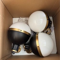 Visual Comfort Hanks Pendants (3)