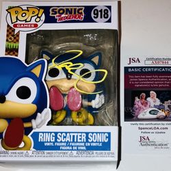 JALEEL WHITE SIGNED AUTOGRAPHED RING SONIC THE HEDGEHOG FUNKO POP #918 JSA COA!