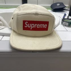 Supreme 5 Panel Hat In Chino